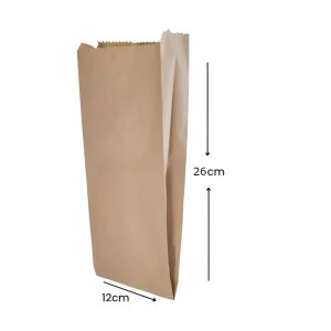 saco papel kraft café 1 k 26x12 cm dinfinito.cl