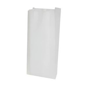 sacos papel kraft blanco 1/8 k 14x6 cm 1000 unidades dinfinito